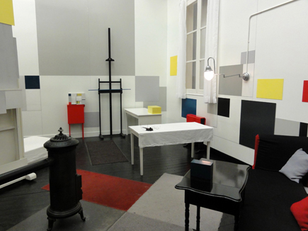 Reconstructie atelier Mondriaan, rechts